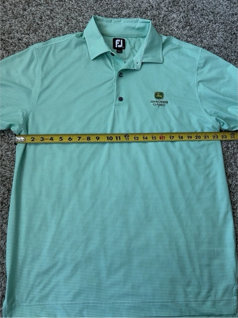 FootJoy x John Deere Classic 50th Anniversary Men's Green Golf Polo - Picture 7 of 8